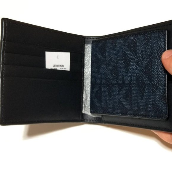 Michael Kors Jet Set Id Window Passcase Bilfold Wallet - Picture 5 of 7